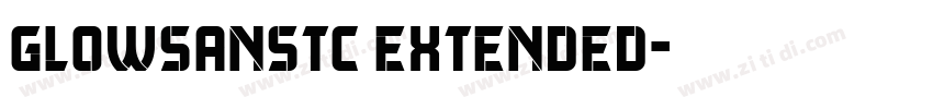 GlowsansTC Extended字体转换